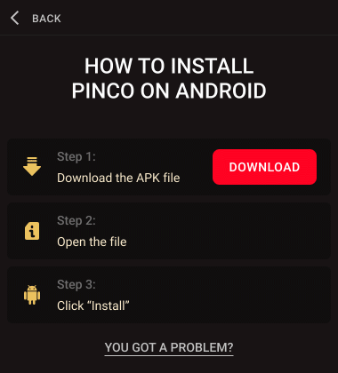 apk-en how to download pinco